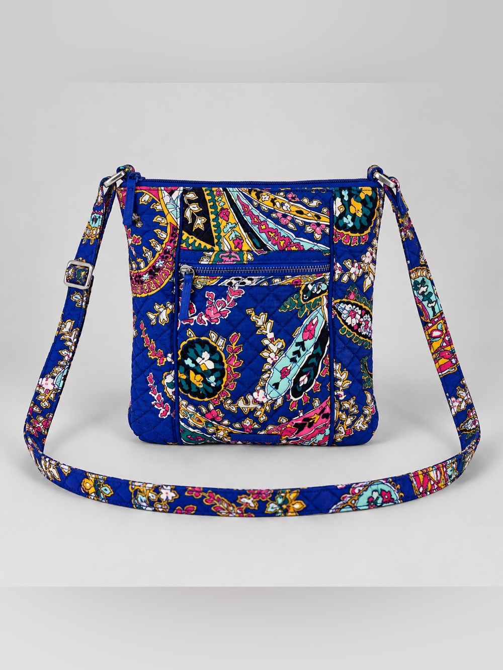 Vera Bradley Romantic Paisley Hipster Crossbody Bag Purse Floral Quilted